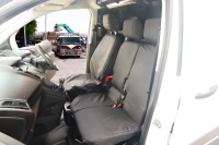 Ford Connect Trend 2014 Onwards Tailored Driver and Passenger Double Seat Cover Set - Black - FCT14BLK