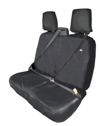 Ford Transit 2014 Onwards Tailored Passenger Double Seat Cover Black TP14BLK-721