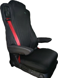 Mercedes Antos Grammer Tailored Drivers Truck Seat Cover - MERT01BLK