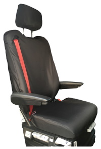 Renault C Range Tailored Drivers Truck Seat Cover Adjustable Headrest - REN05BLK