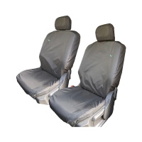 Citroen Berlingo 2008-2018 Tailored Driver And Single Passenger Seat Cover - Black - TA4232+TA4577