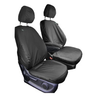Mercedes Vito 2014 - 2020 Tailored Driver & Single Passenger Seat Cover - Black - TA4324+TA4324