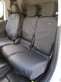 Fiat Doblo 2022 On Tailored Double Passenger Seat Cover - Black - TA4812