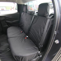 Isuzu D-Max Utility Tailored Rear Three Person Set Truck Seat Cover - TA6885